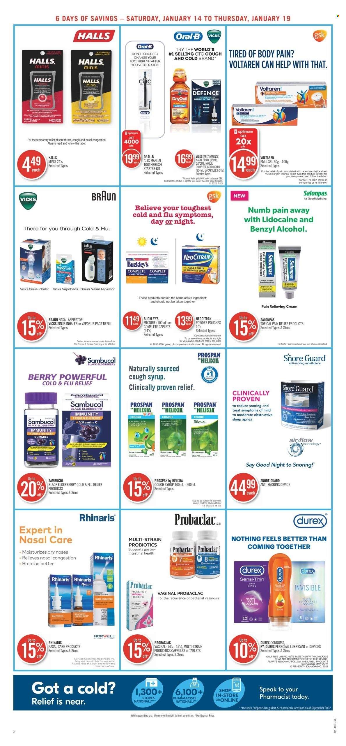 Shoppers Drug Mart flyer - January 14, 2023 - January 19, 2023. Page 4