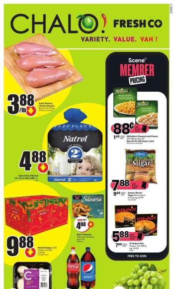 Circulaire Chalo! FreshCo. - 12 Janvier 2023 - 18 Janvier 2023.