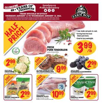Farm Boy Flyer - January 12, 2023 - January 18, 2023.