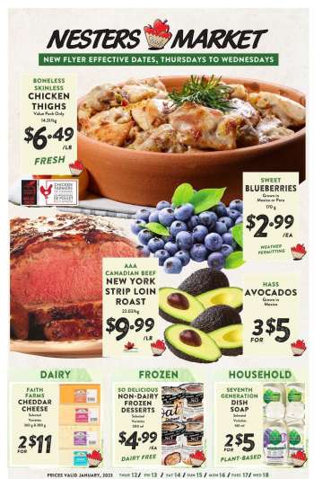 Nesters Food Market Flyer - January 12, 2023 - January 18, 2023.