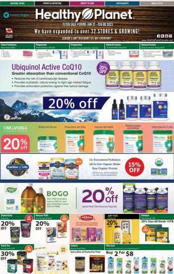 HEALTHY PLANET flyer
