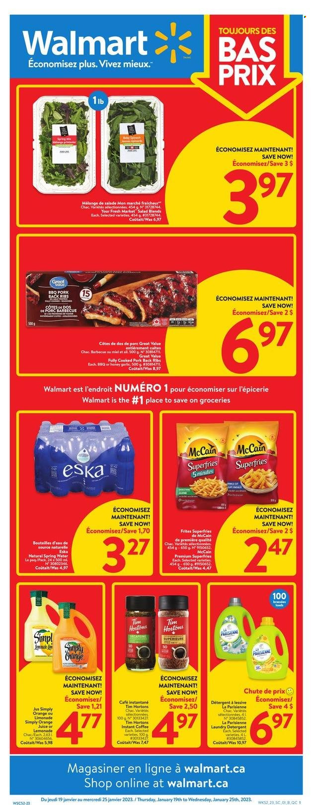 Walmart flyer - January 19, 2023 - January 25, 2023. Page 1