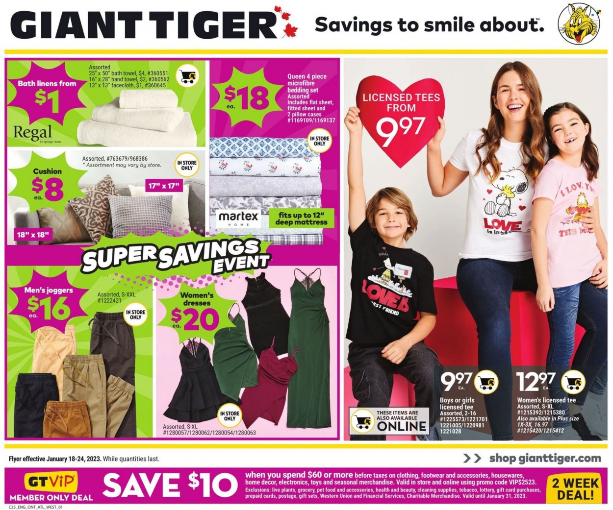 Giant Tiger flyer - January 18, 2023 - January 24, 2023. Page 1