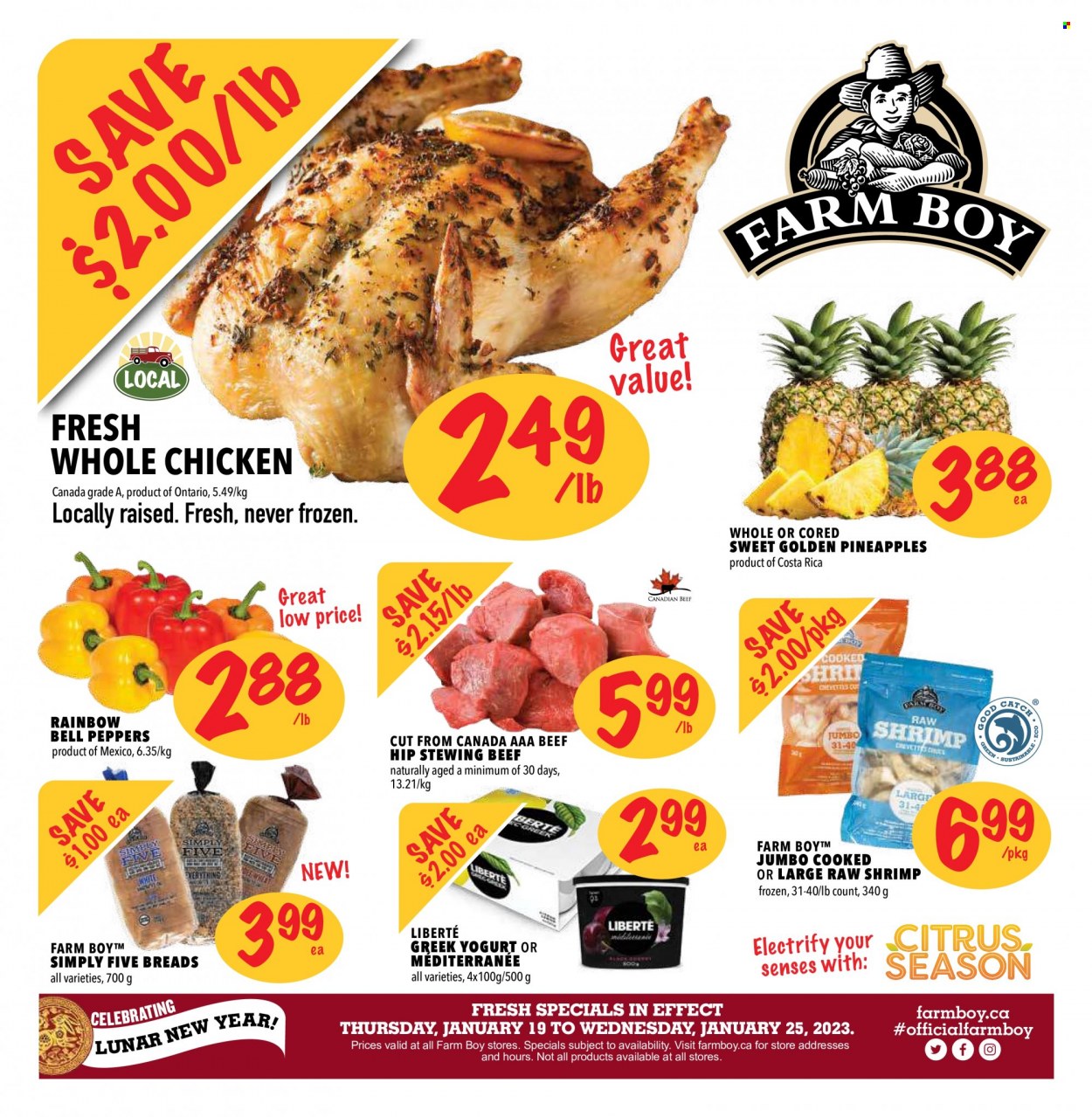 Farm Boy flyer - January 19, 2023 - January 25, 2023. Page 1