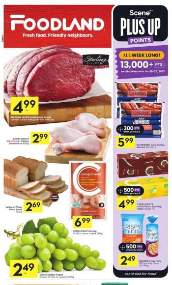 Foodland Flyer - January 19, 2023 - January 25, 2023.