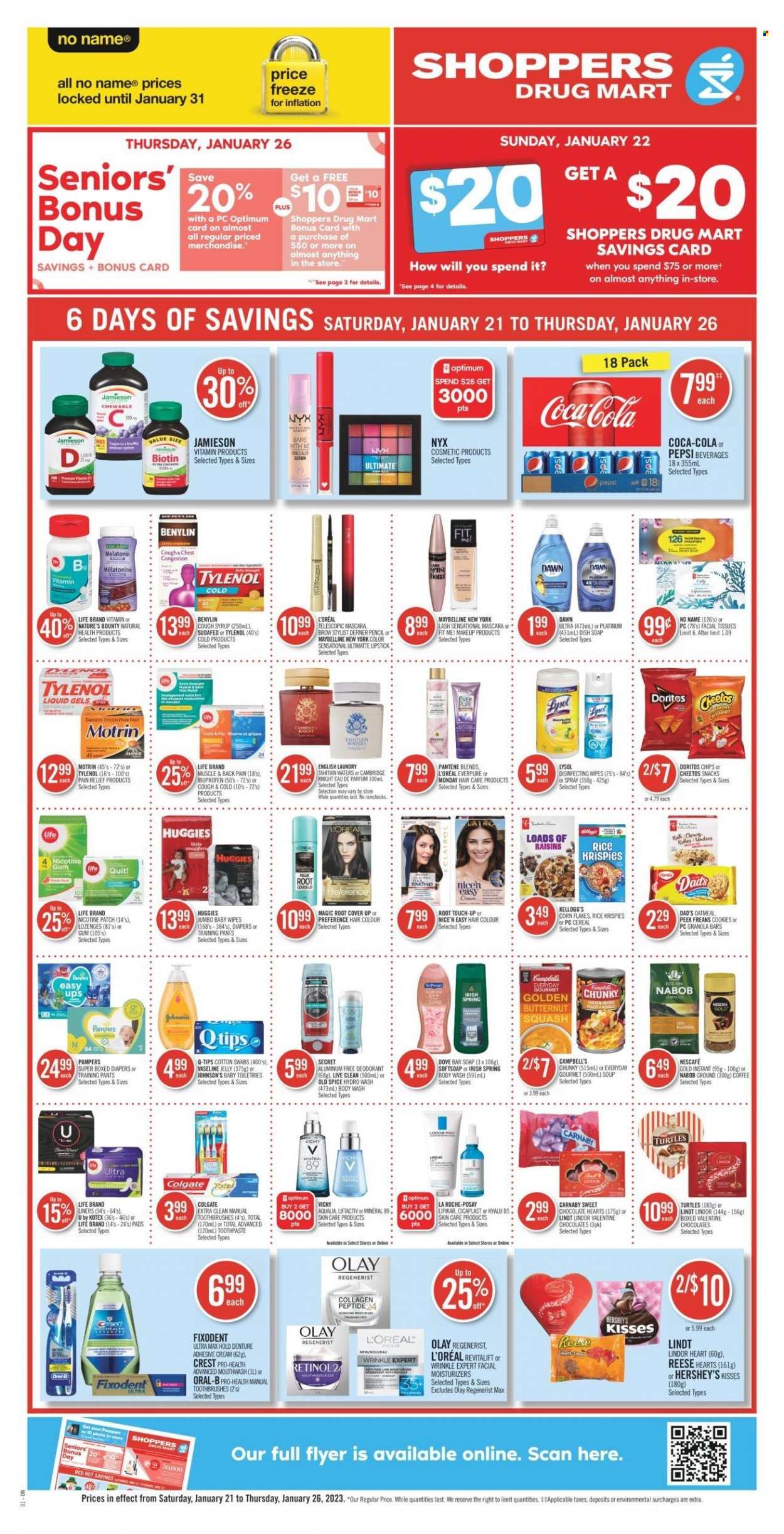 Shoppers Drug Mart flyer - January 21, 2023 - January 26, 2023. Page 1