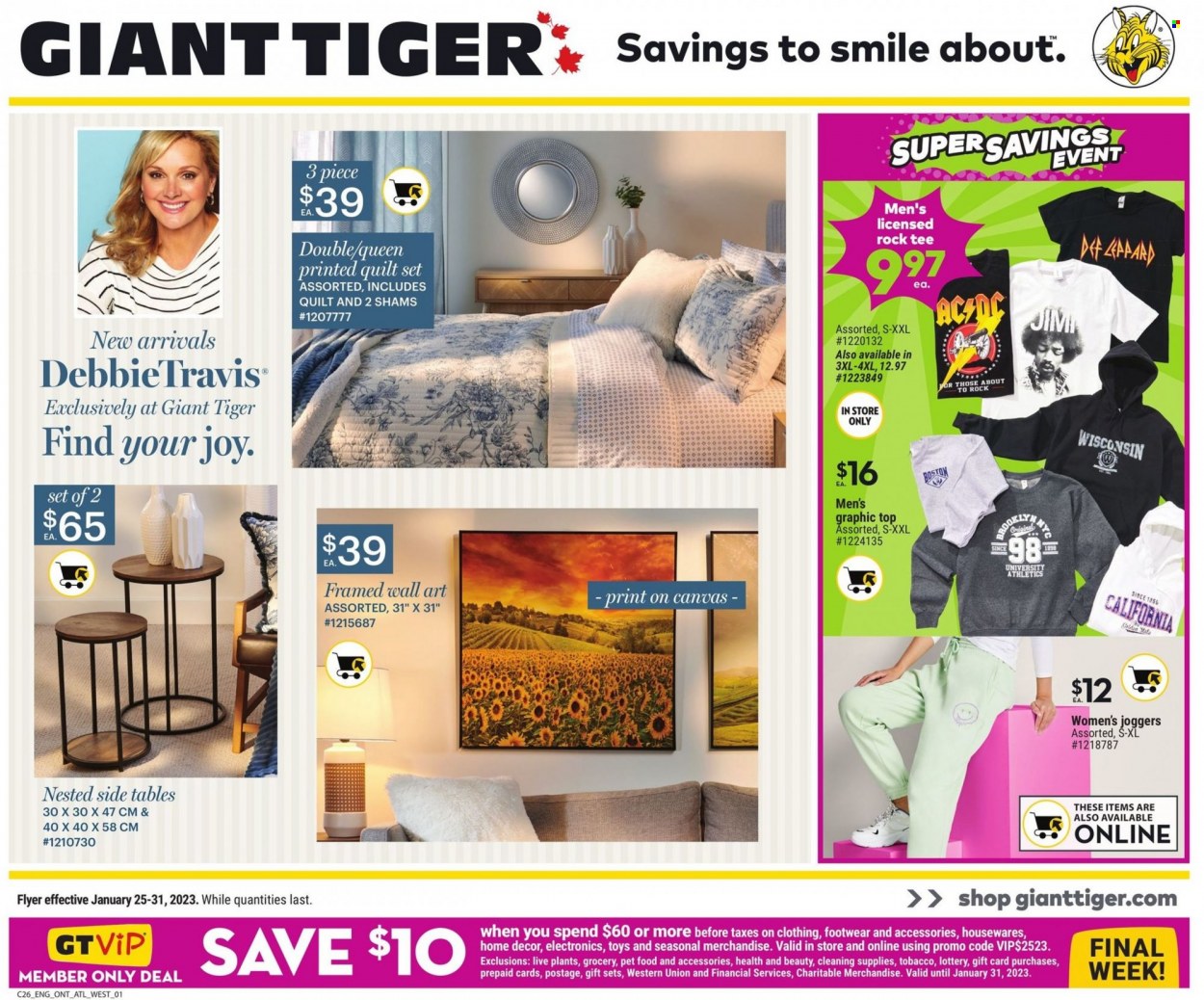 Giant Tiger flyer - January 25, 2023 - January 31, 2023. Page 1