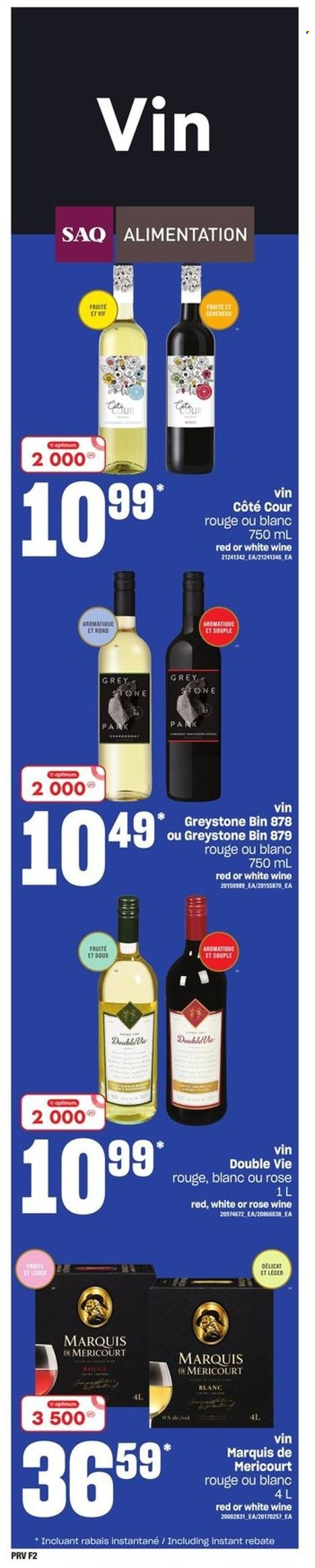 thumbnail - Provigo Flyer - February 02, 2023 - February 08, 2023 - Sales products - wine, rosé wine, Optimum. Page 16.