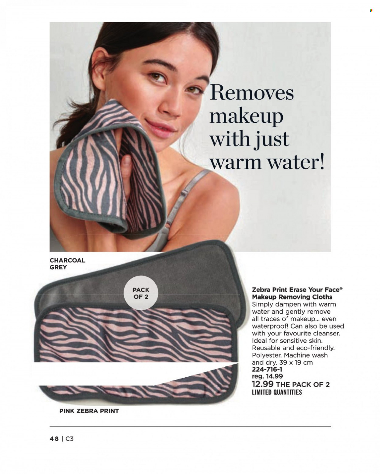 thumbnail - Avon Flyer - Sales products - cleanser, makeup. Page 48.