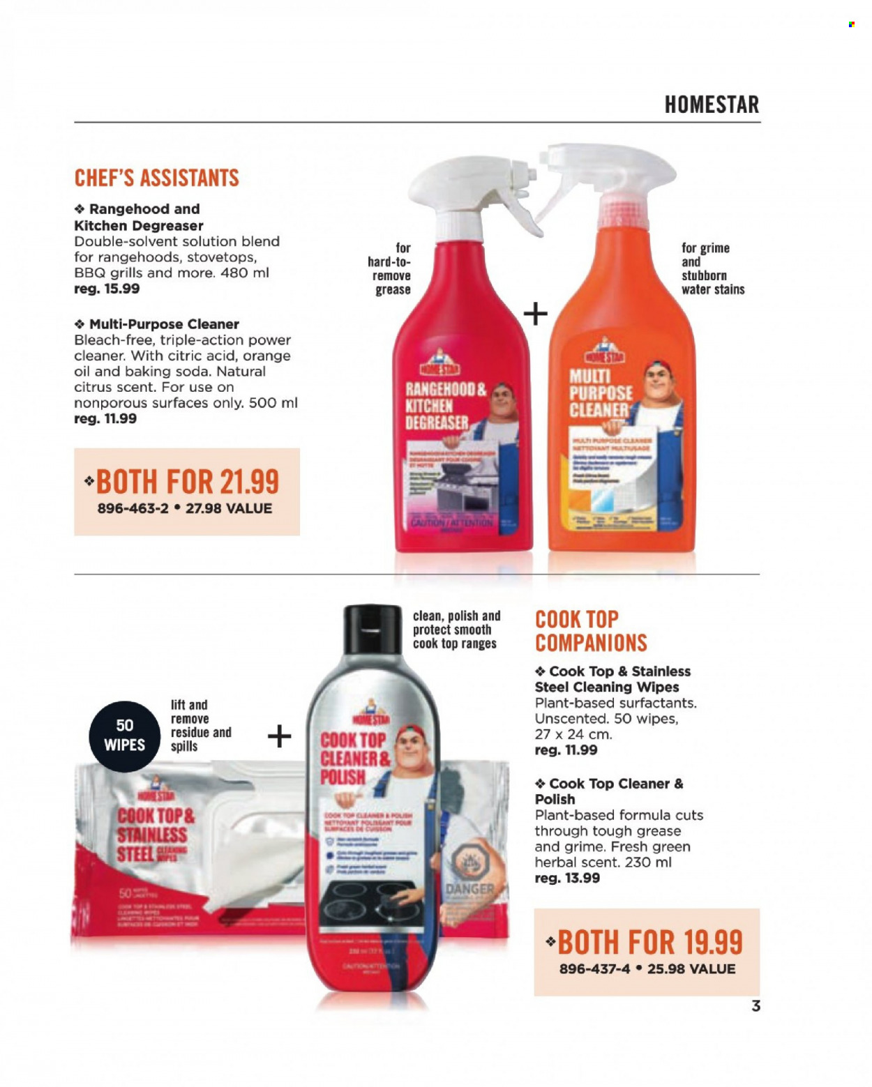thumbnail - Avon Flyer - Sales products - cleansing wipes, wipes, cleaner, bleach, polish. Page 3.