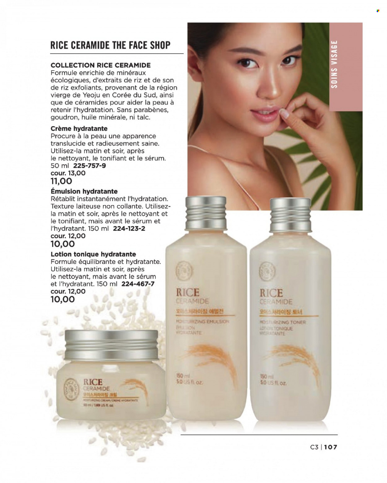 thumbnail - Avon Flyer - Sales products - serum, toner, body lotion. Page 107.