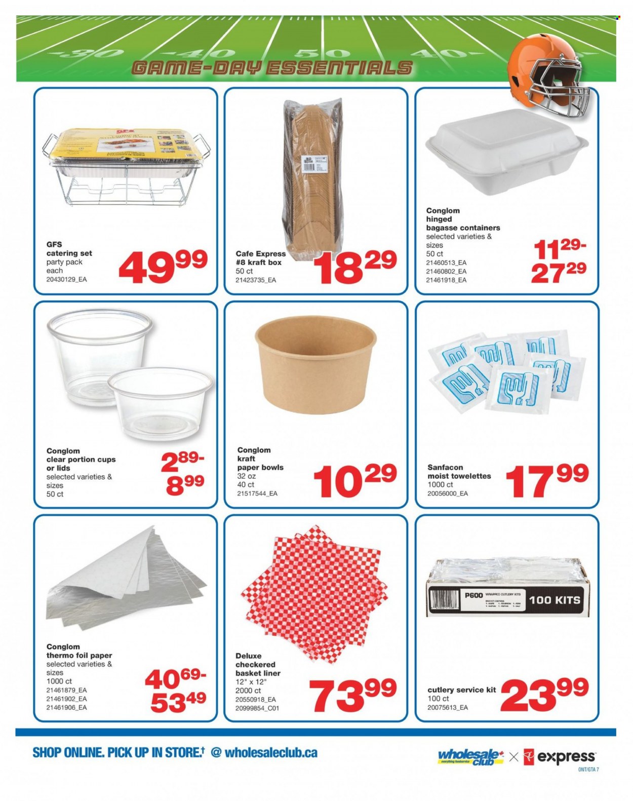 thumbnail - Wholesale Club Flyer - February 02, 2023 - February 22, 2023 - Sales products - Kraft®, basket, cup, paper, paper bowl. Page 7.