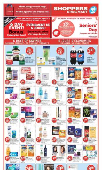Circulaire Shoppers Drug Mart - 04 Février 2023 - 09 Février 2023.