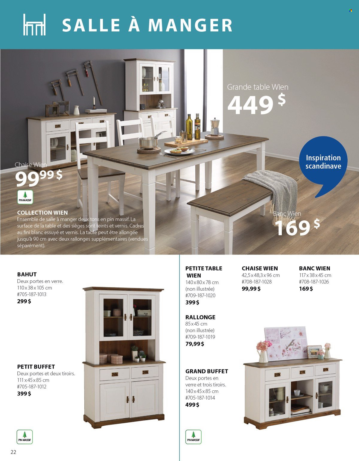 thumbnail - JYSK Flyer - Sales products - pin, table. Page 22.