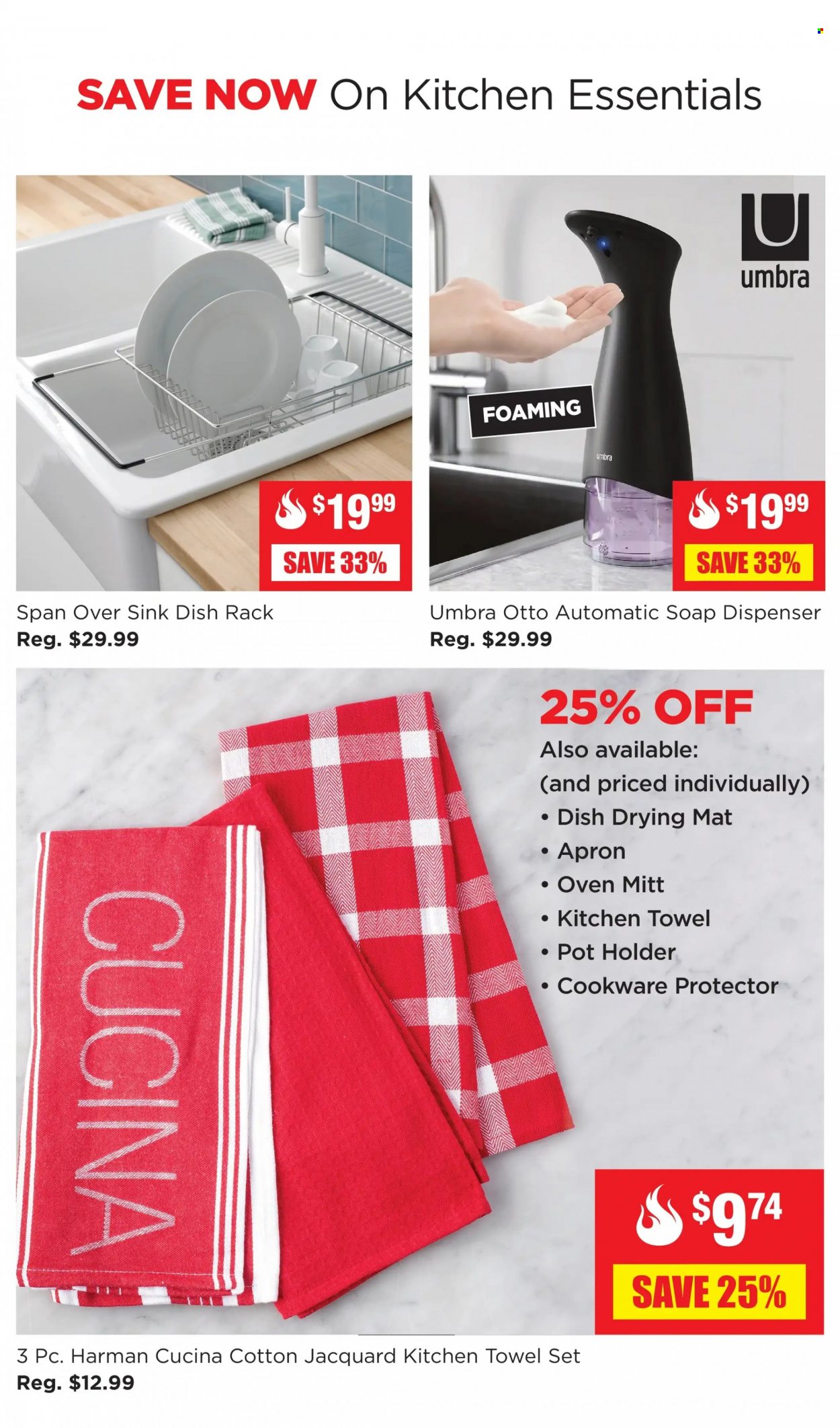 thumbnail - Kitchen Stuff Plus Flyer - February 06, 2023 - February 12, 2023 - Sales products - holder, soap dispenser, dispenser, cookware set, pot, oven mitt, dish rack, kitchen towels. Page 2.