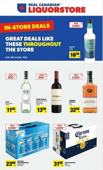 Real Canadian Liquorstore Flyer - February 06, 2023 - February 15, 2023.