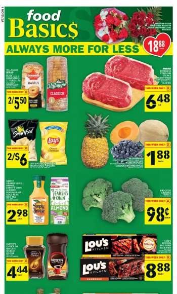 Food Basics Flyer - February 09, 2023 - February 15, 2023.
