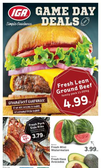 IGA Simple Goodness Flyer - February 10, 2023 - February 16, 2023.