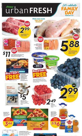 Circulaire Sobeys Urban Fresh - 16 Février 2023 - 22 Février 2023.