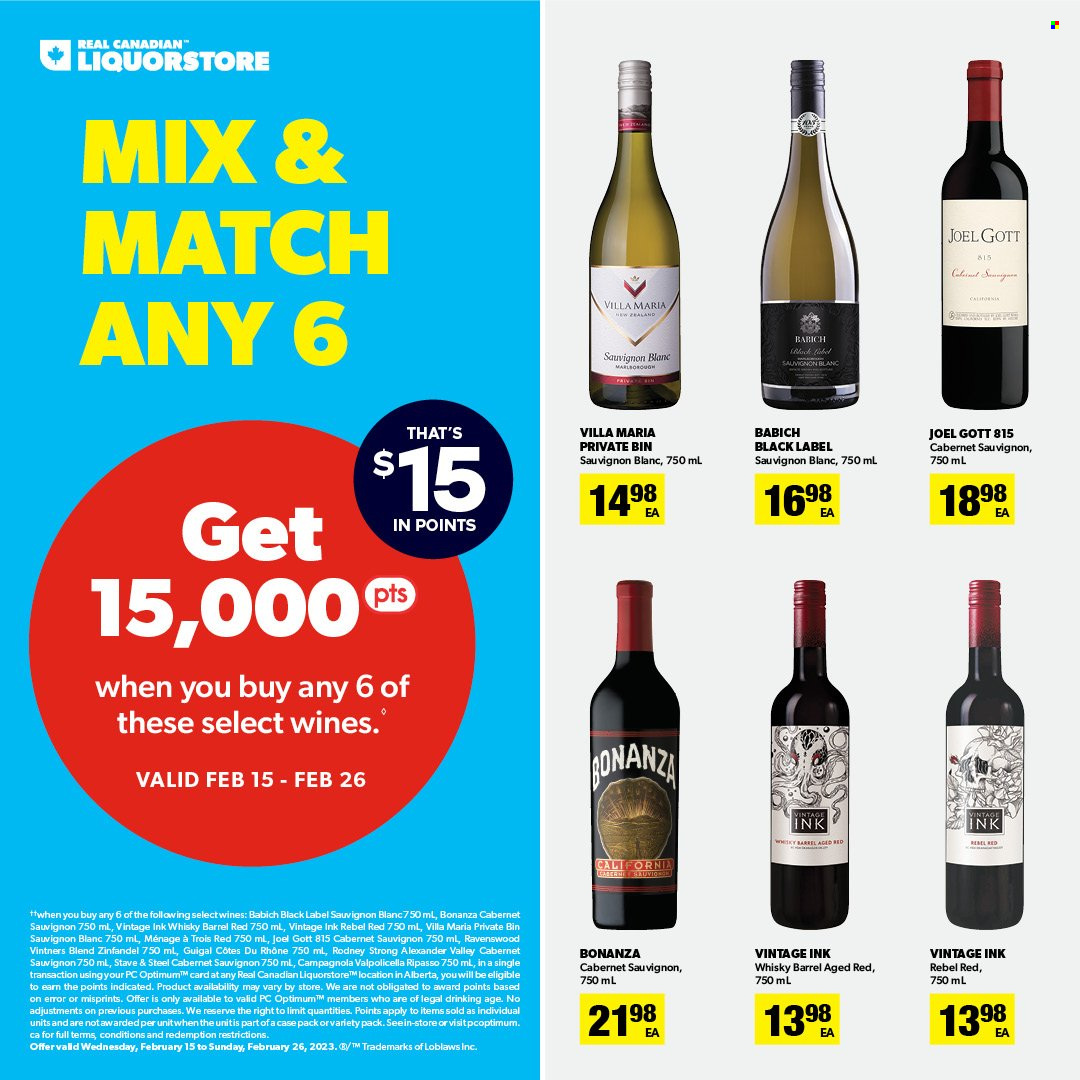 Real Canadian Liquorstore flyer - February 15, 2023 - February 19, 2023. Page 15