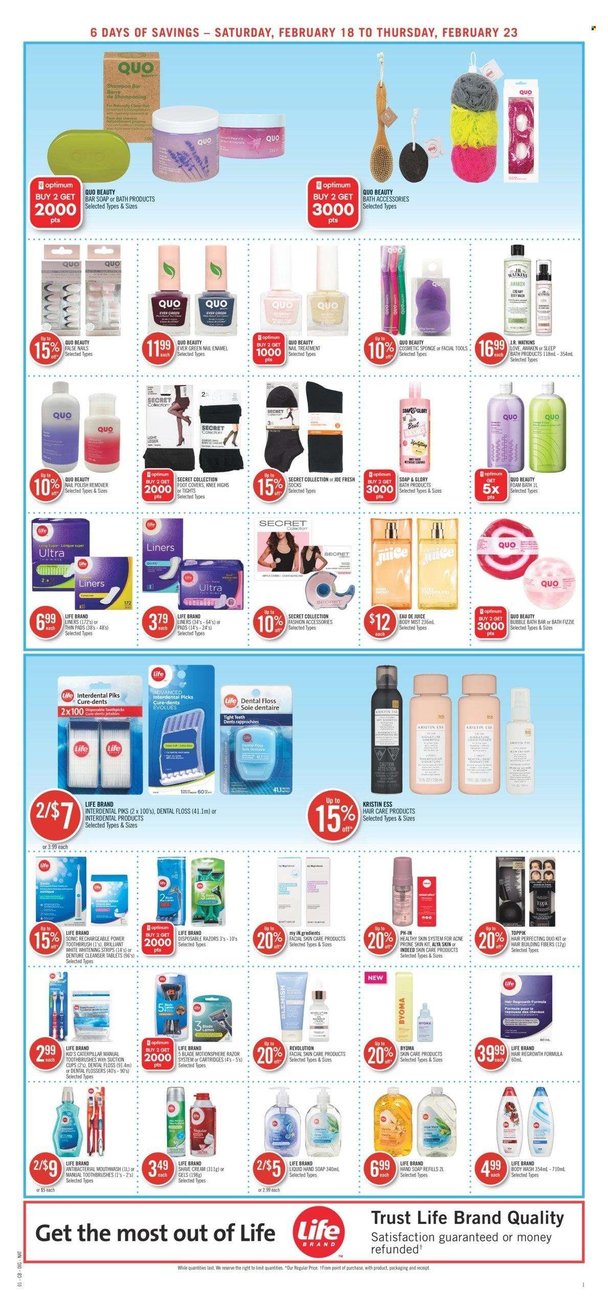 Shoppers Drug Mart flyer - February 18, 2023 - February 23, 2023. Page 14