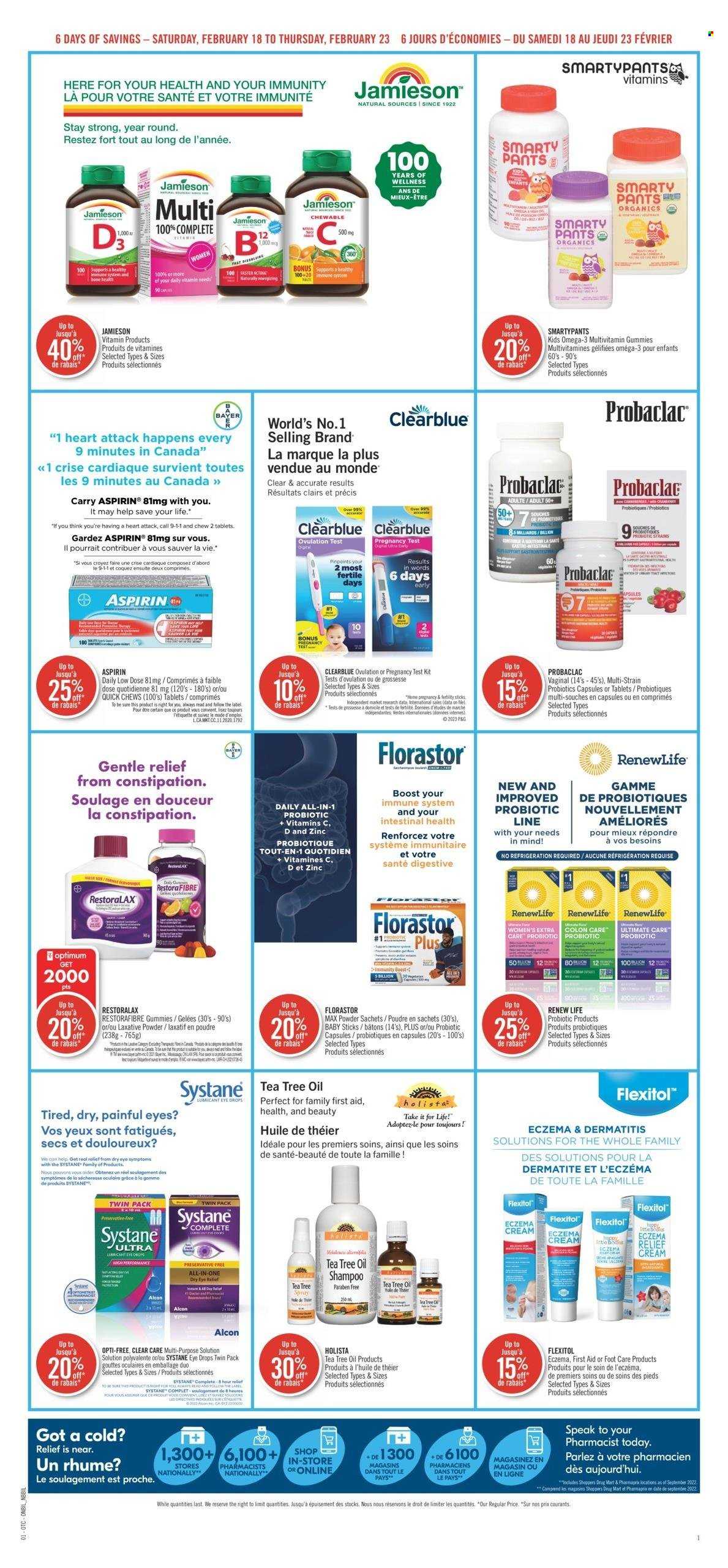 Shoppers Drug Mart flyer - February 18, 2023 - February 23, 2023. Page 12