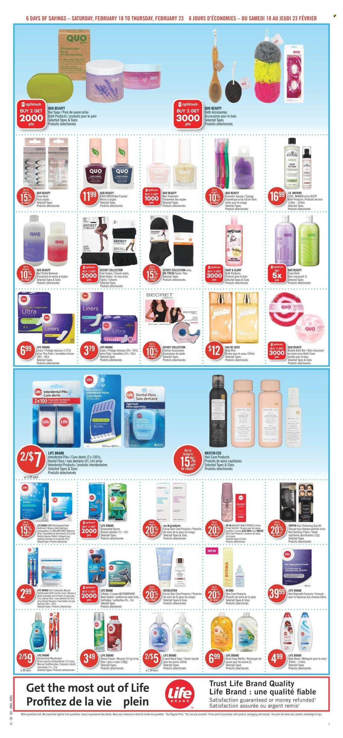 Shoppers Drug Mart flyer - February 18, 2023 - February 23, 2023. Page 14