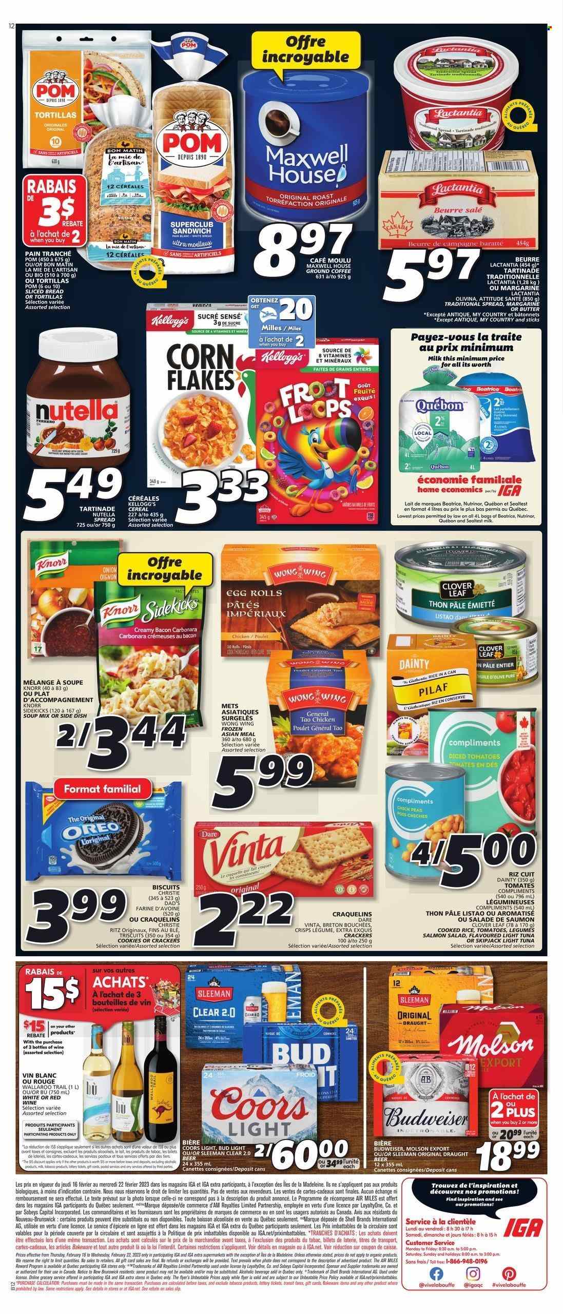 IGA flyer - February 16, 2023 - February 22, 2023. Page 3