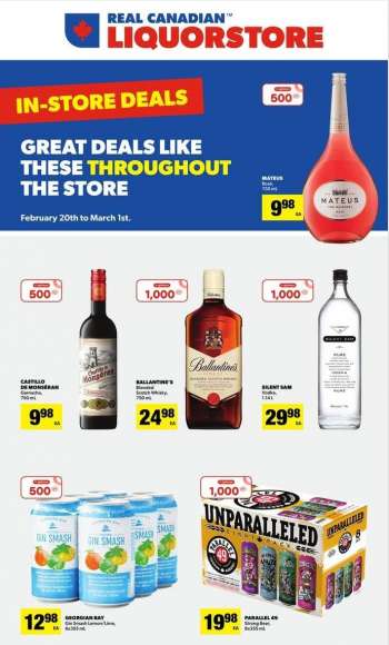Real Canadian Liquorstore Flyer - February 20, 2023 - March 01, 2023.