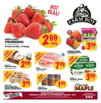 Farm Boy Flyer - February 23, 2023 - March 01, 2023.