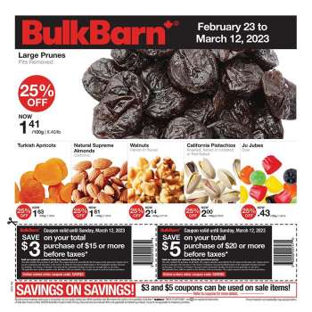 BULK BARN flyer