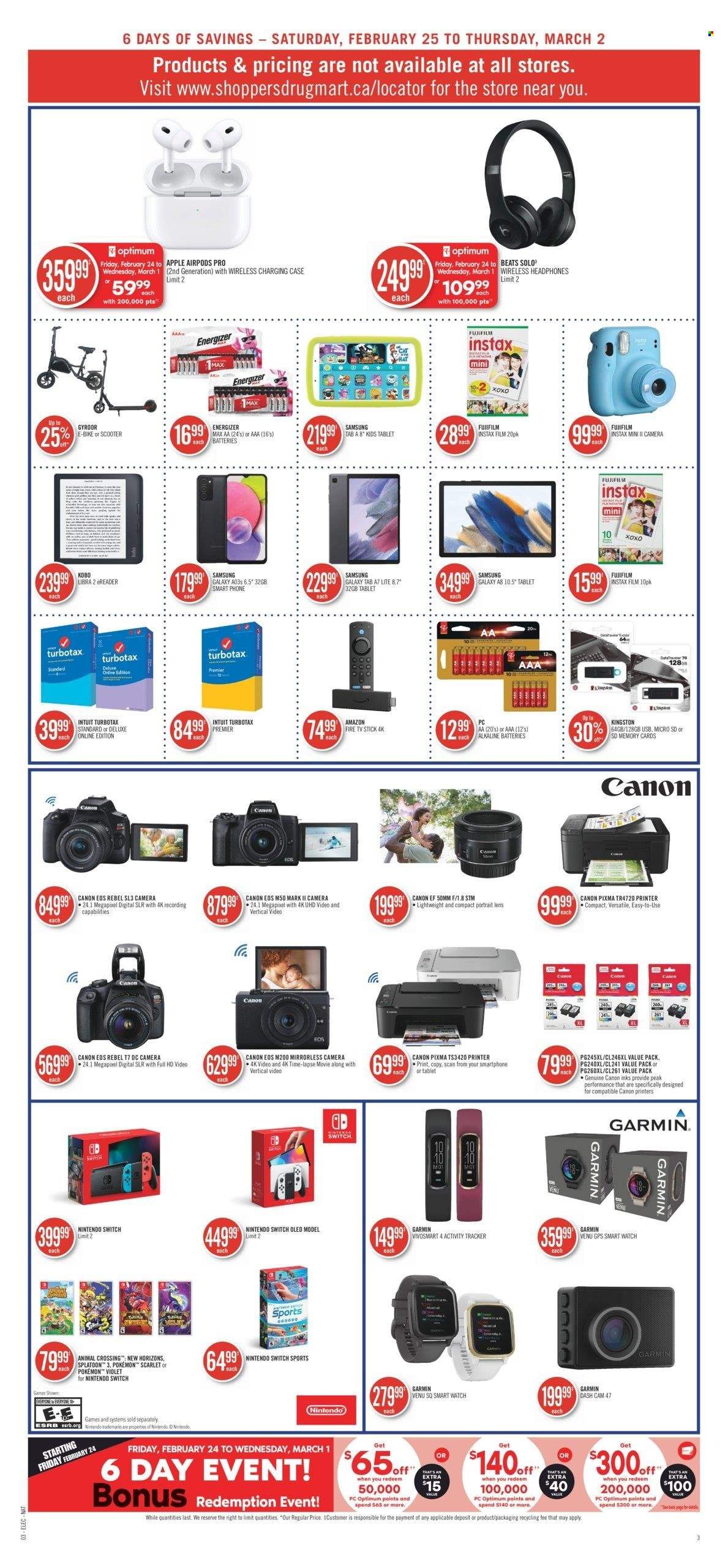 Shoppers Drug Mart flyer - February 25, 2023 - March 02, 2023. Page 12