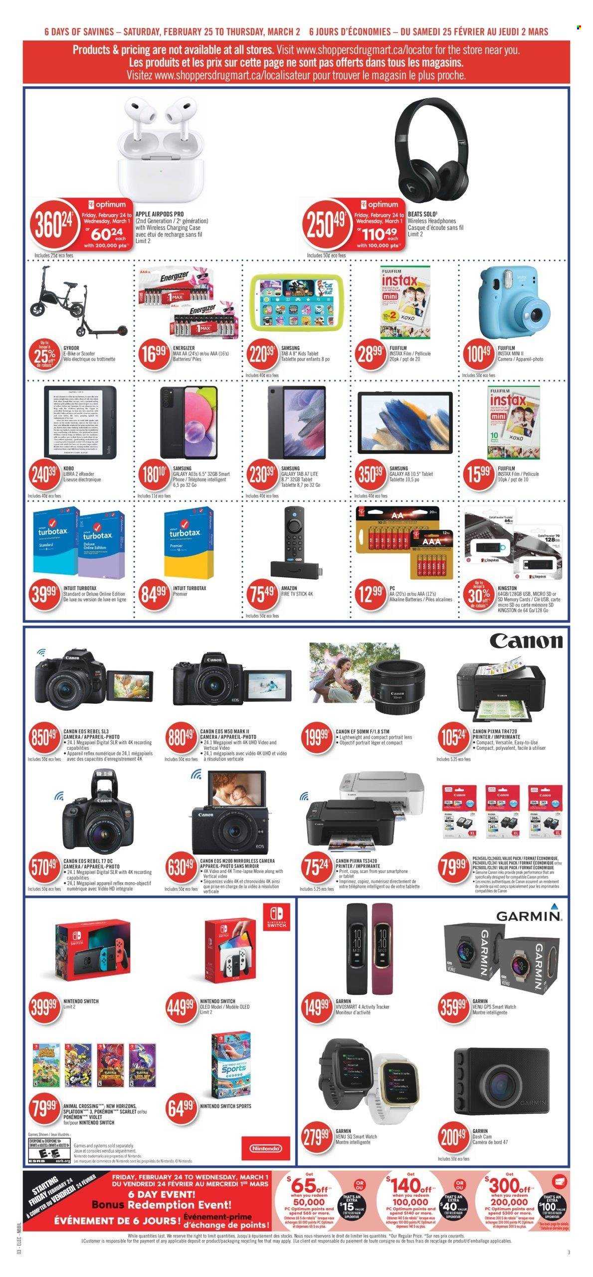 Shoppers Drug Mart flyer - February 25, 2023 - March 02, 2023. Page 12