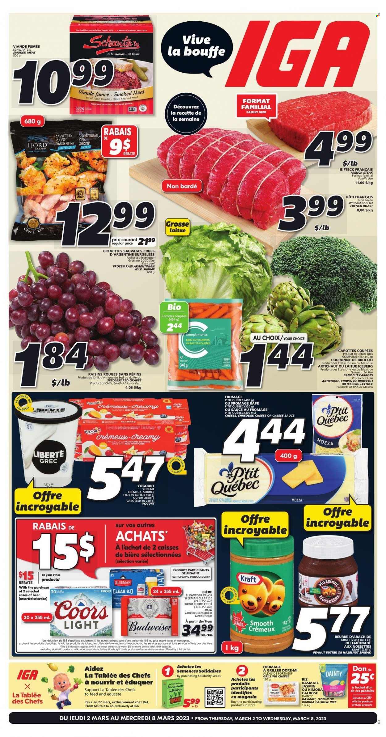 IGA flyer - March 02, 2023 - March 08, 2023. Page 1
