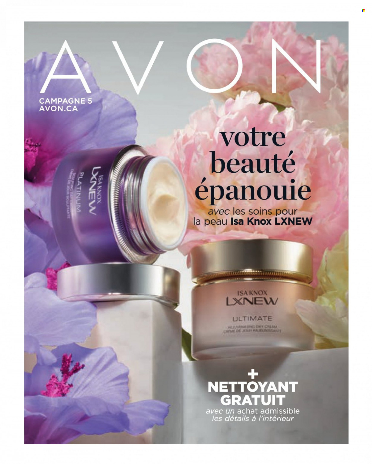 thumbnail - Avon Flyer - Sales products - Avon, day cream. Page 1.