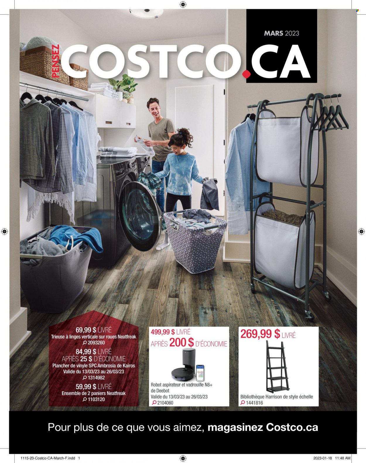 thumbnail - Costco Flyer - March 01, 2023 - March 31, 2023 - Sales products - Mars, robot. Page 1.