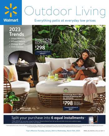 Walmart Flyer - January 26, 2023 - March 15, 2023.