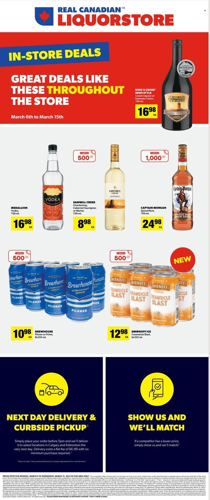 Real Canadian Liquorstore flyer - March 06, 2023 - March 15, 2023. Page 1