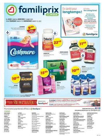 FAMILIPRIX CLINIQUE flyer