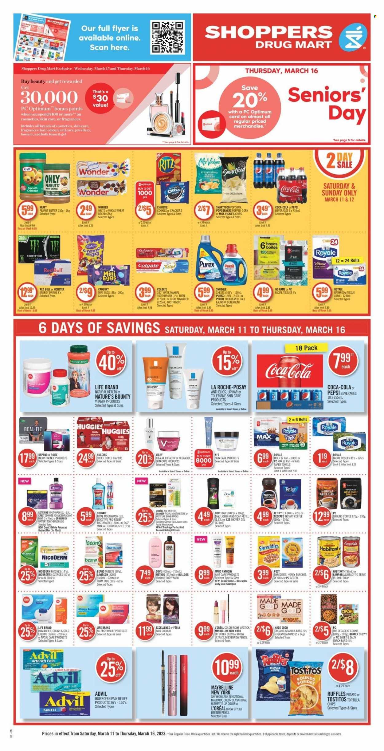 Shoppers Drug Mart flyer - March 11, 2023 - March 16, 2023. Page 1
