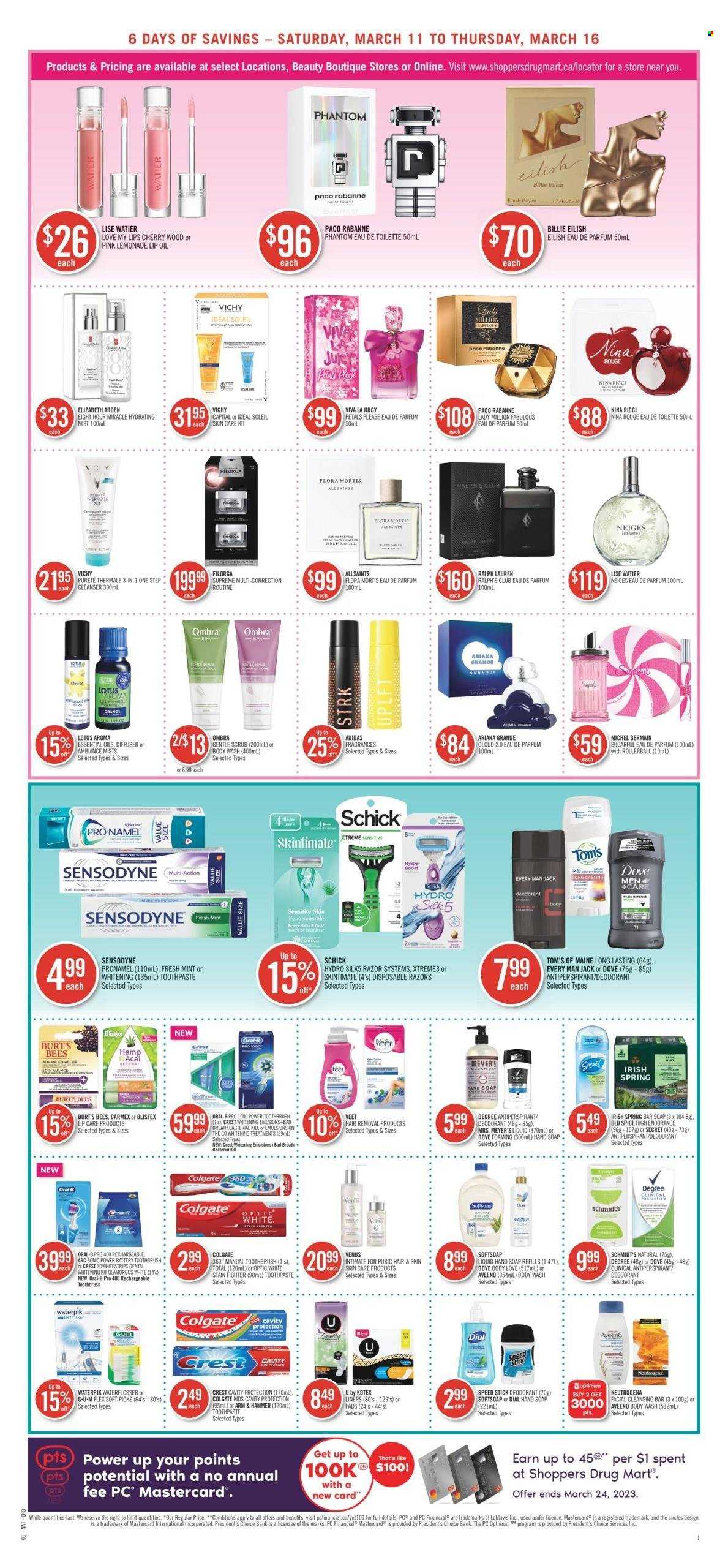 Shoppers Drug Mart flyer - March 11, 2023 - March 16, 2023. Page 8