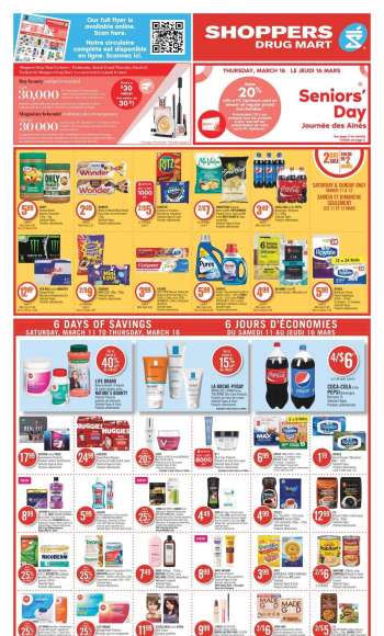 Circulaire Shoppers Drug Mart - 11 Mars 2023 - 16 Mars 2023.
