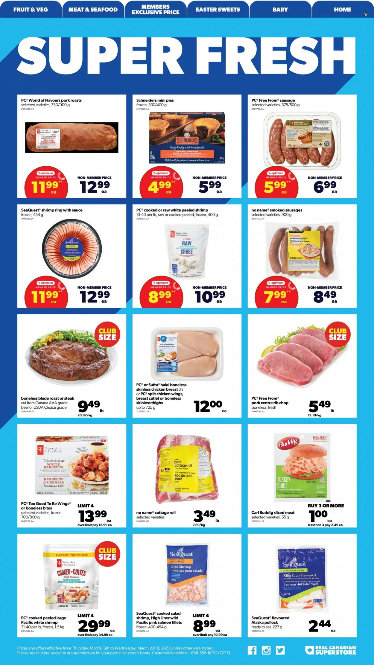 Real Canadian Superstore flyer - March 16, 2023 - March 22, 2023. Page 3