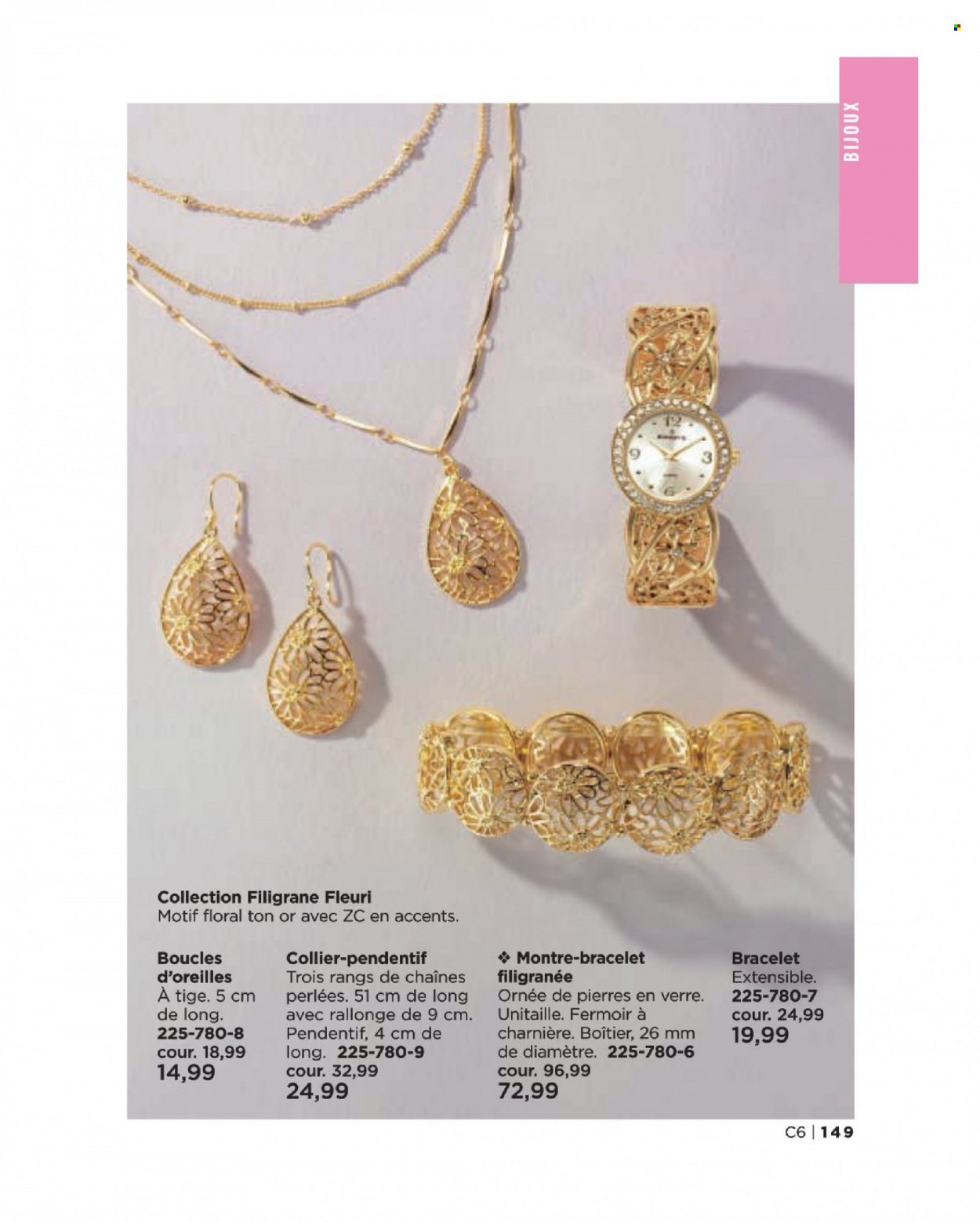 thumbnail - Circulaire Avon - Produits soldés - bijouterie, montre, bracelet, boucles d'oreilles. Page 149.