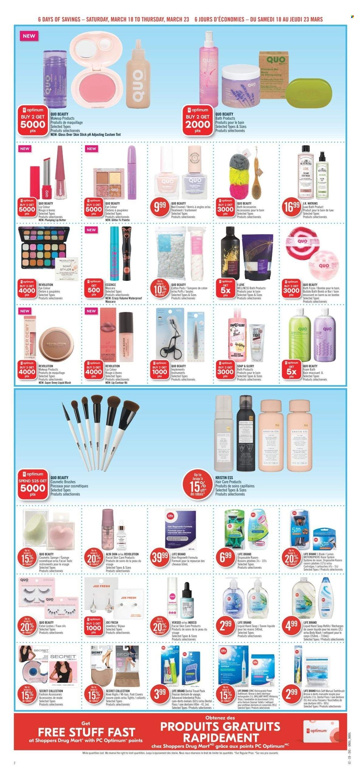 Shoppers Drug Mart flyer - March 18, 2023 - March 23, 2023. Page 10