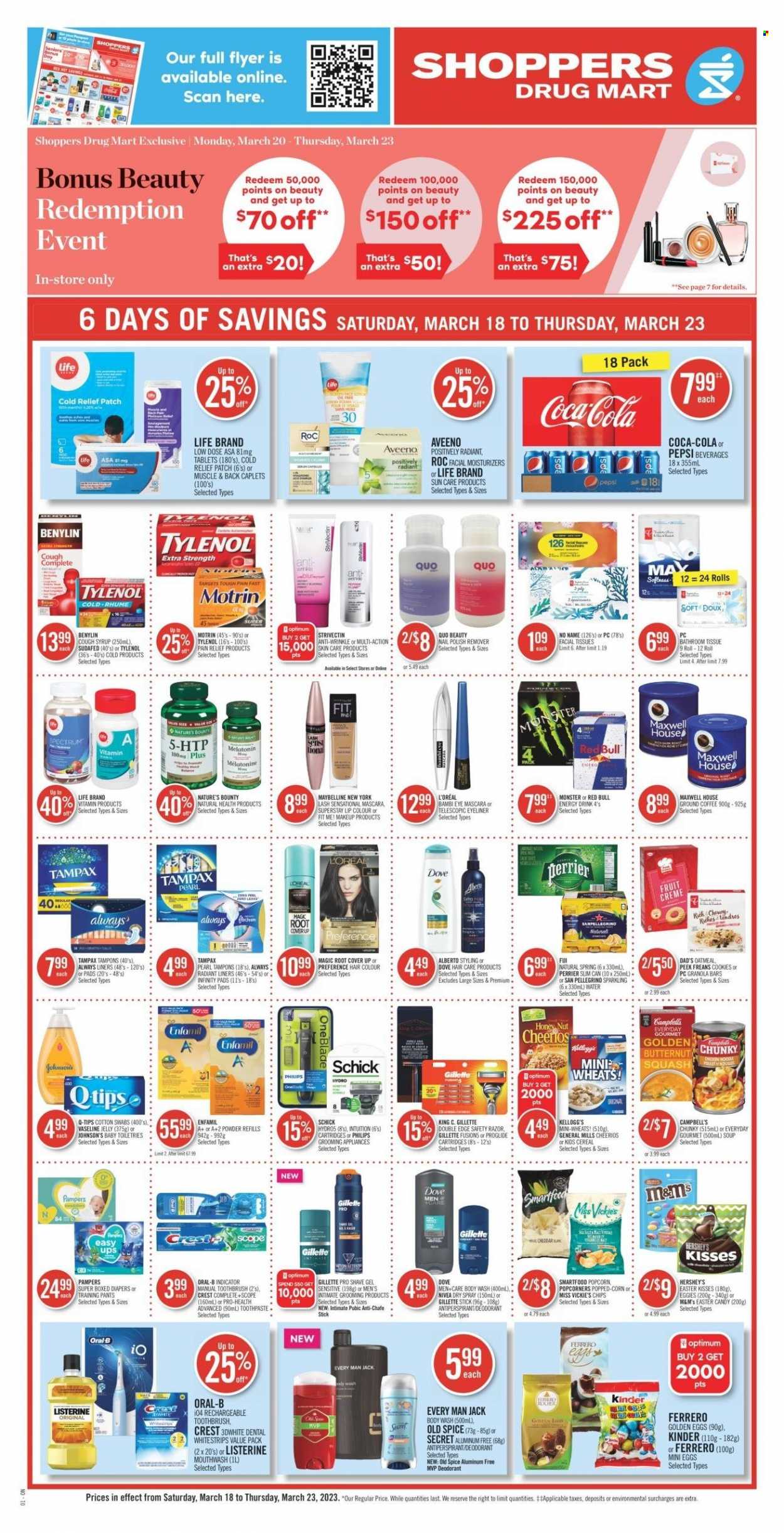 Shoppers Drug Mart flyer - March 18, 2023 - March 23, 2023. Page 1