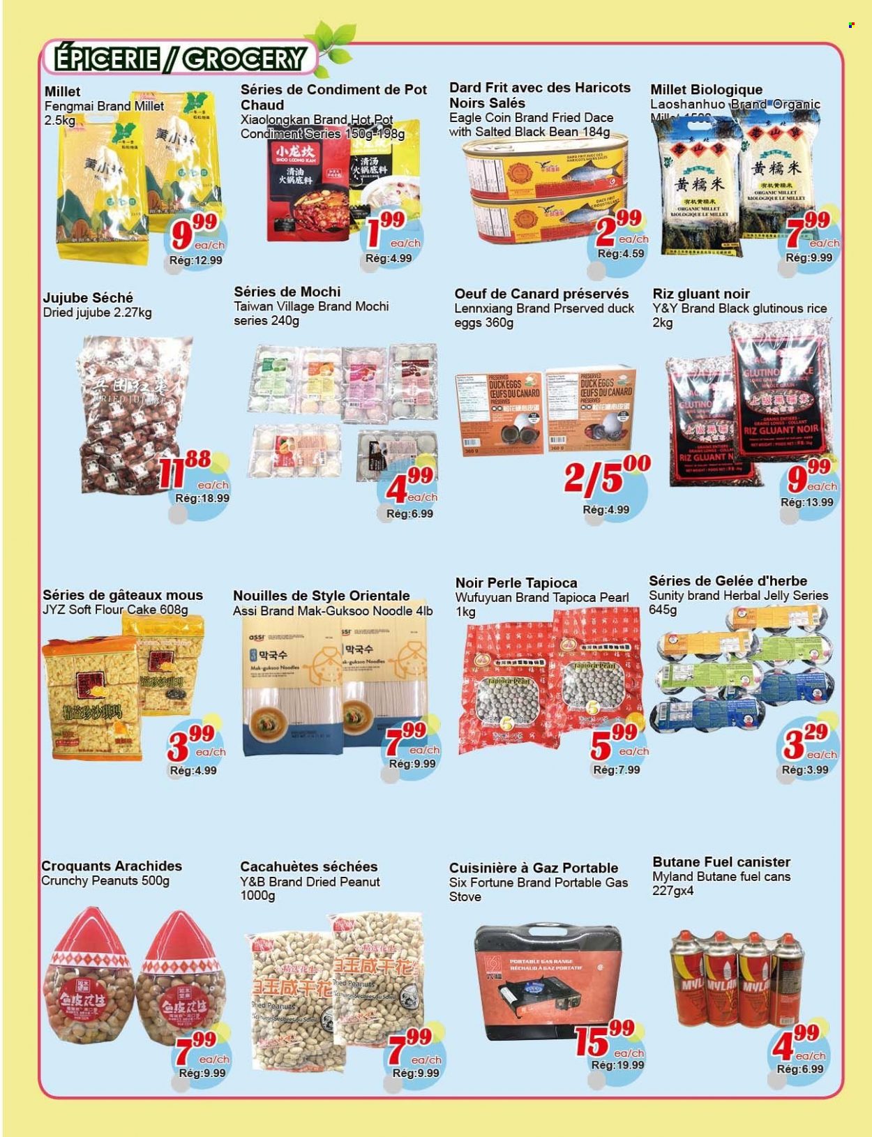 thumbnail - Marché C&T Flyer - March 16, 2023 - March 22, 2023 - Sales products - cake, jujube, noodles, jelly, flour, rice, peanuts, tea. Page 2.