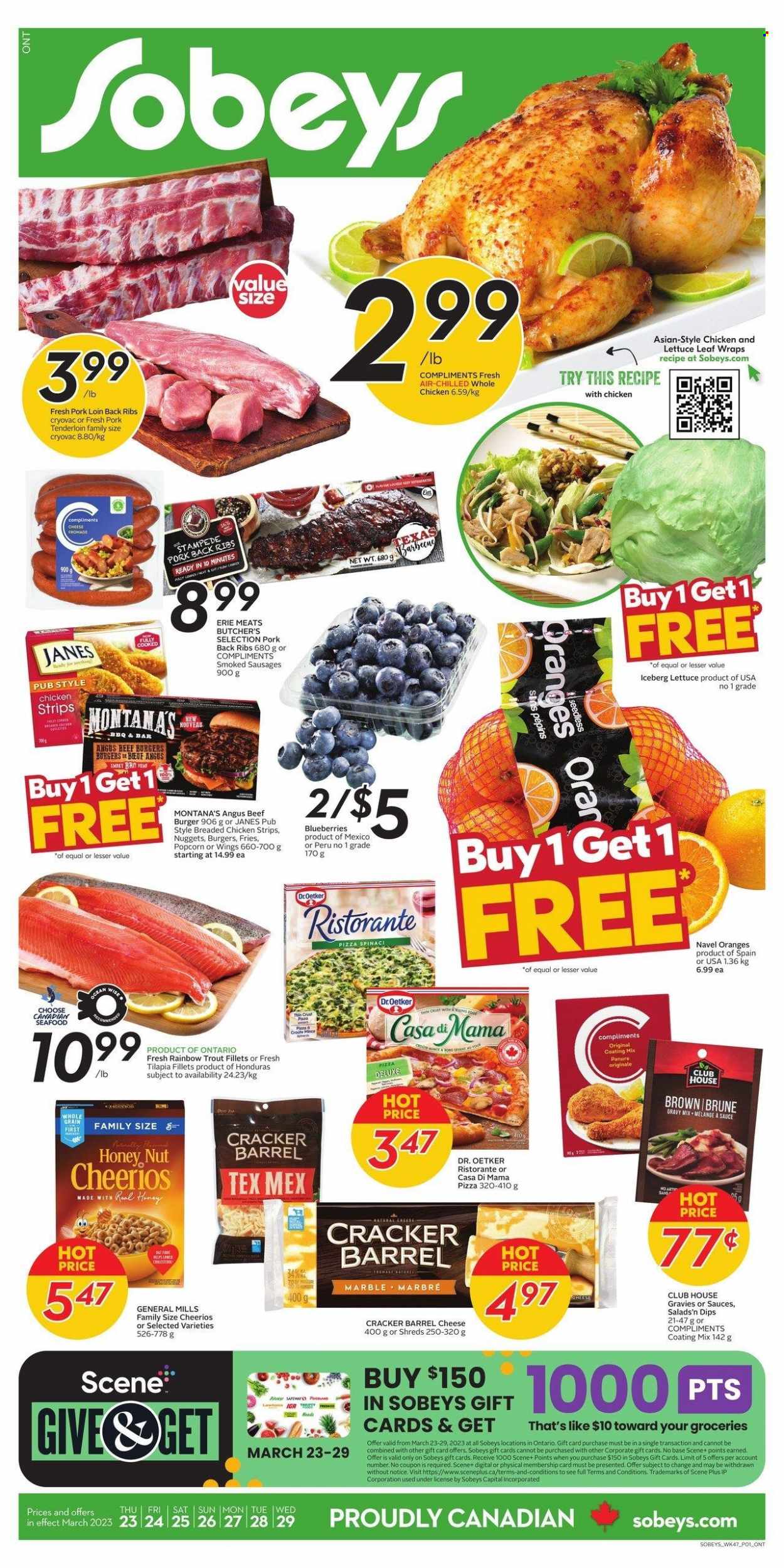 Sobeys flyer - March 23, 2023 - March 29, 2023. Page 1