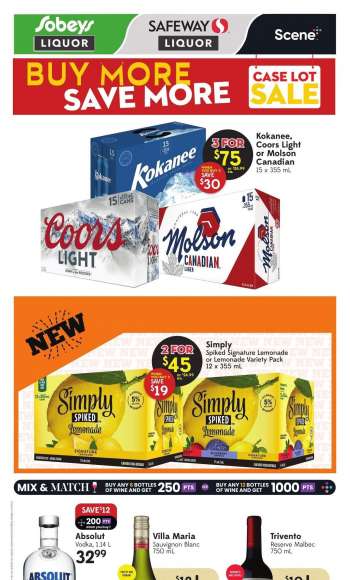 Sobeys Liquor Flyer - March 23, 2023 - March 29, 2023.
