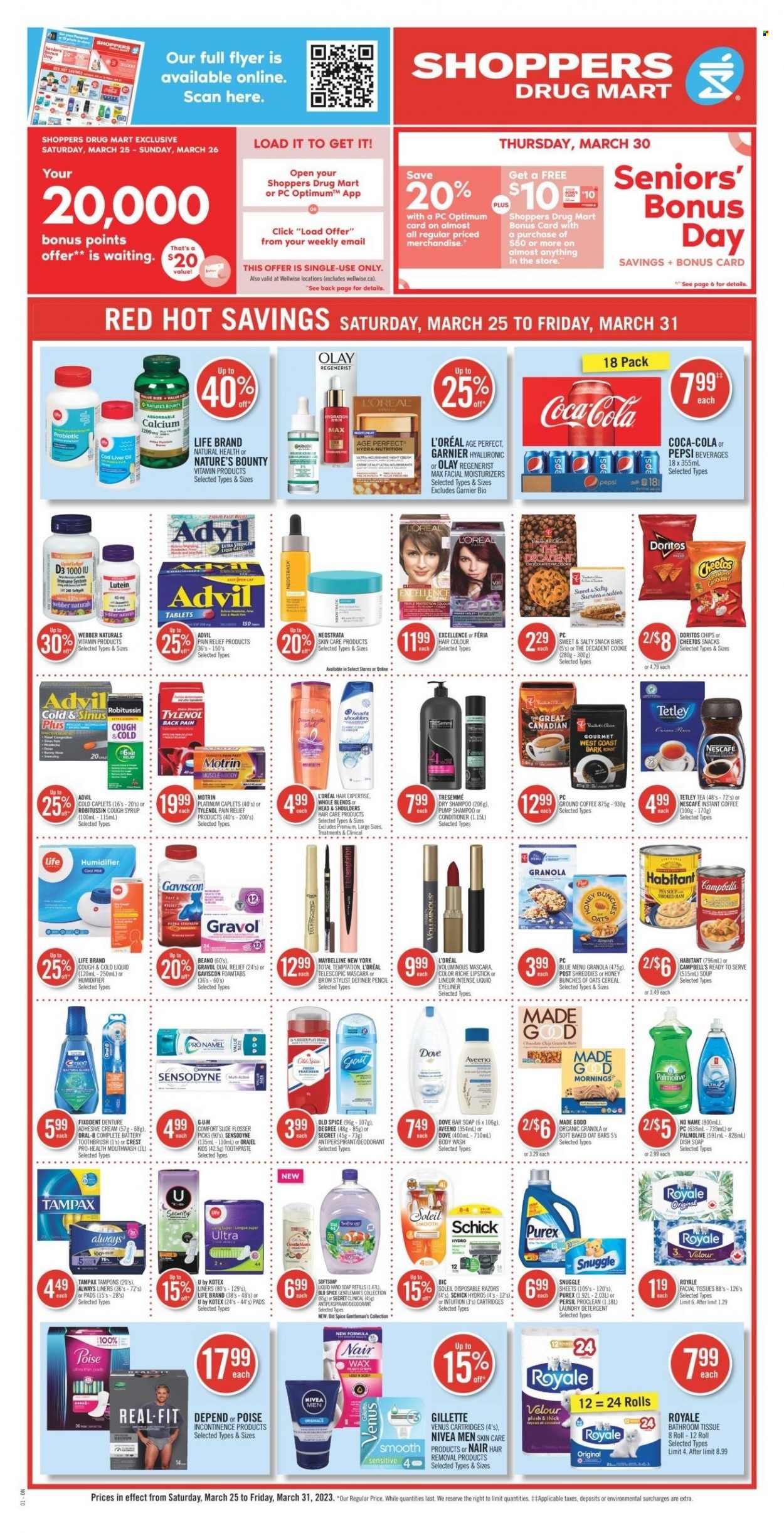 Shoppers Drug Mart flyer - March 25, 2023 - March 31, 2023. Page 1